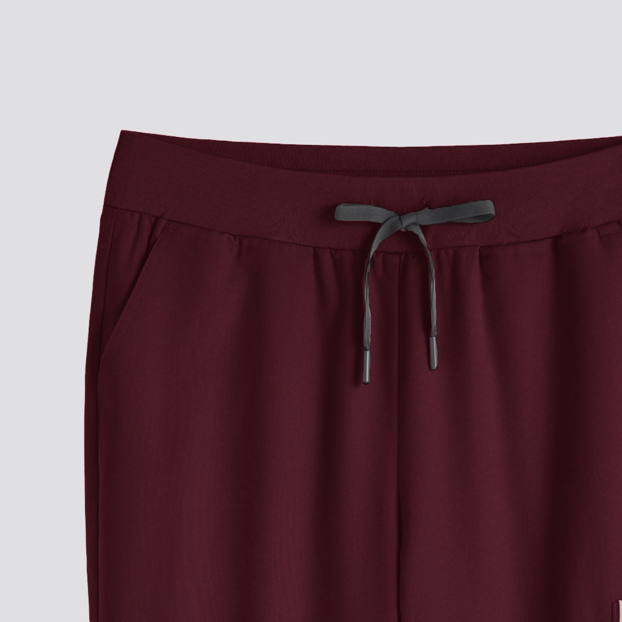 Image of Zenir | Women's Easy-Fit Jogger Scrub Pants - Burgundy