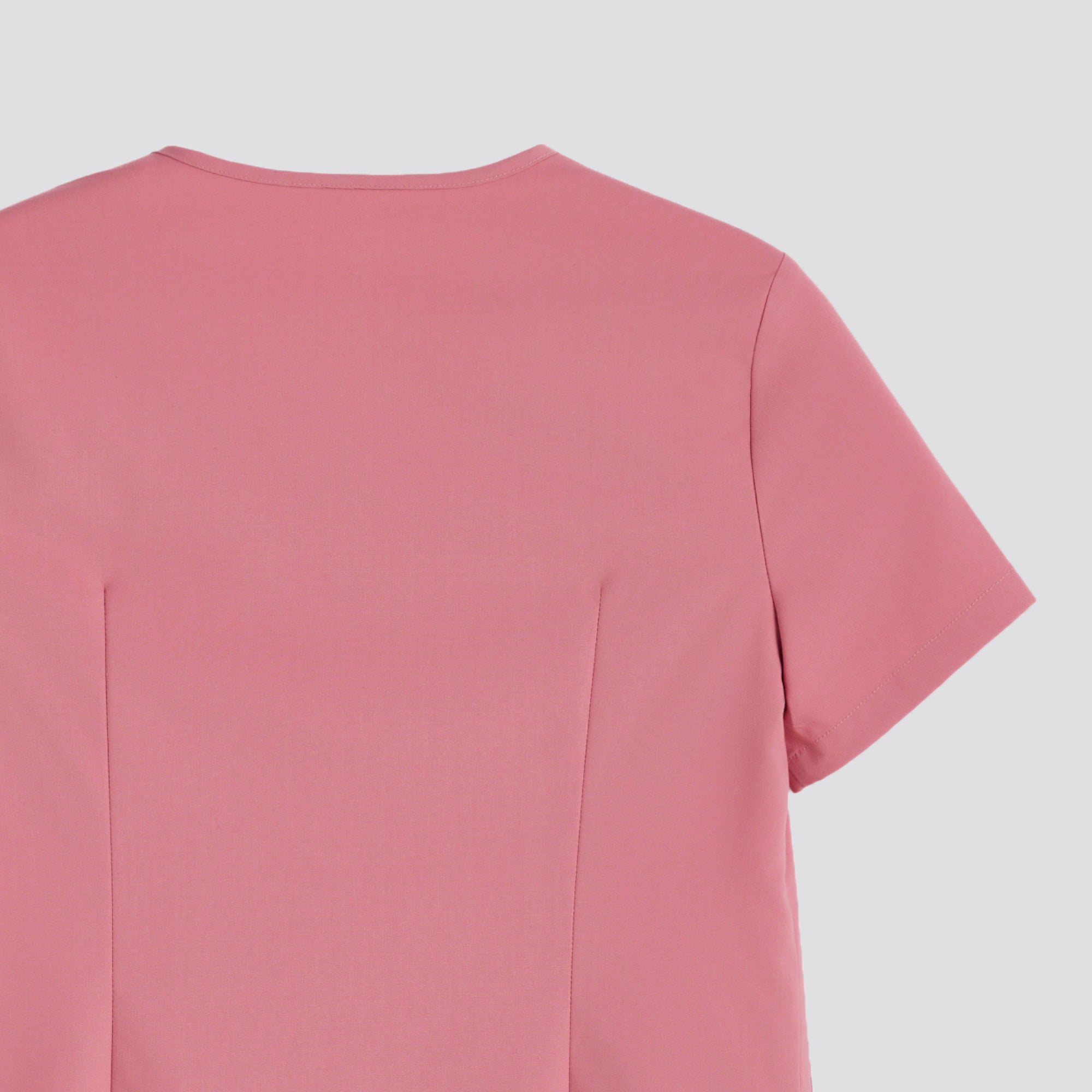 Image of Zenir | Women's VersaPocket Scrub Top - Coral Pink