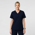 Zenir | Women's ZenFlex Comfort Scrub Top - Eco Navy