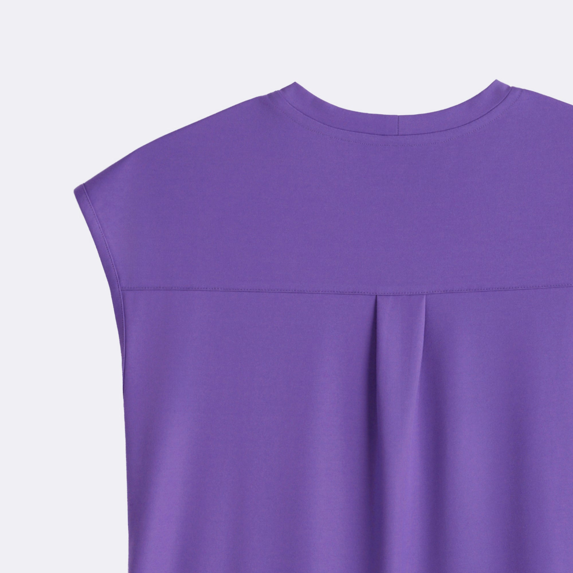 Image of Zenir | Women's Soft Stretch Crewneck Scrub Top - Eggplant