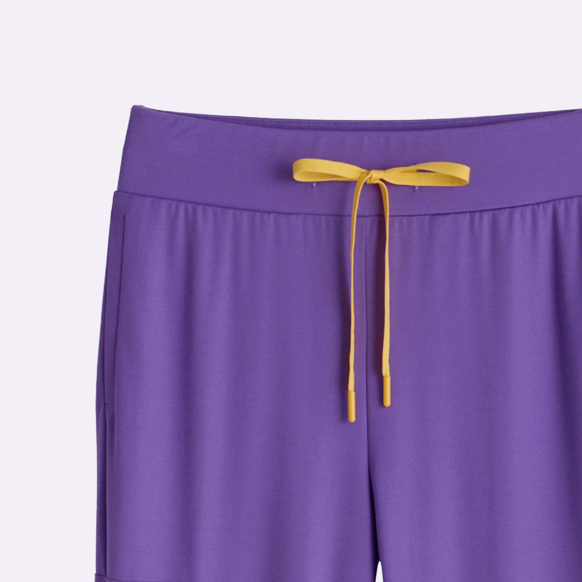 Image of Zenir | Women's Soft Stretch High Waisted Flare Scrub Pants - Eggplant