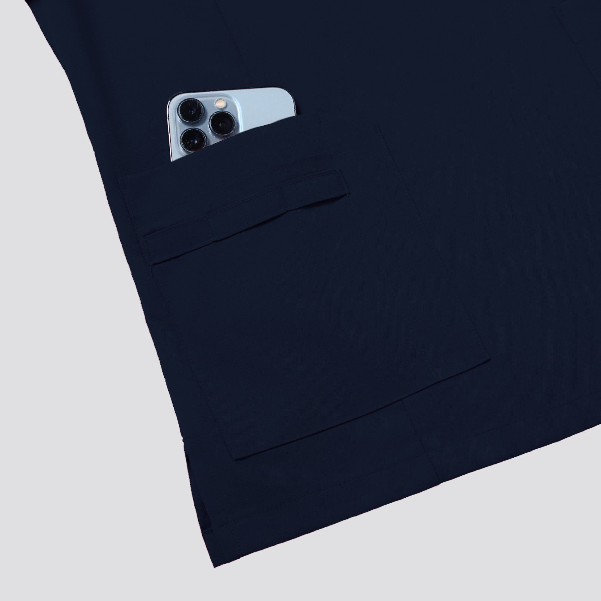 Image of Zenir | Women's VersaPocket Scrub Top - Navy