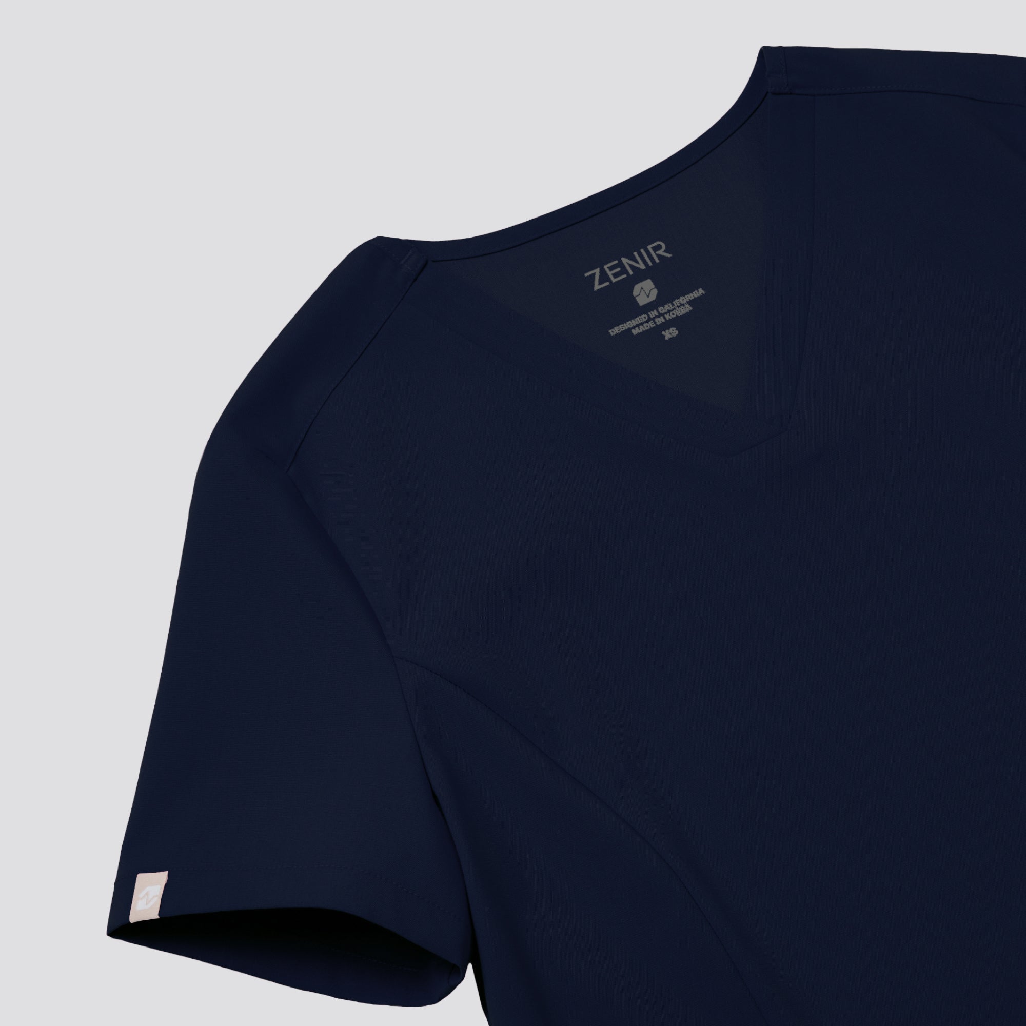 Image of Zenir | Women's VersaPocket Scrub Top - Navy
