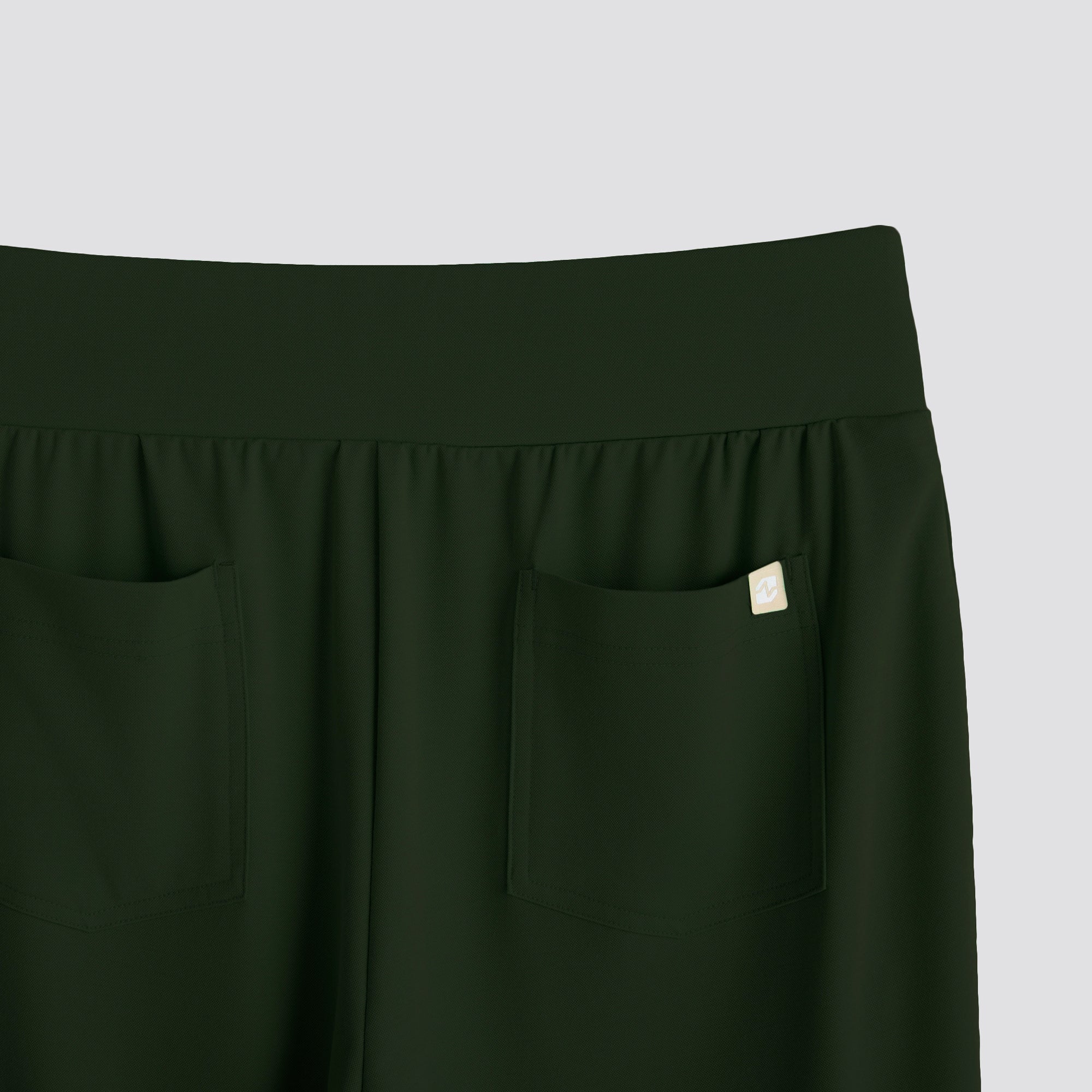 Image of Zenir | Women's Soft Stretch High Waisted Jogger Scrub Pants - Olive Green
