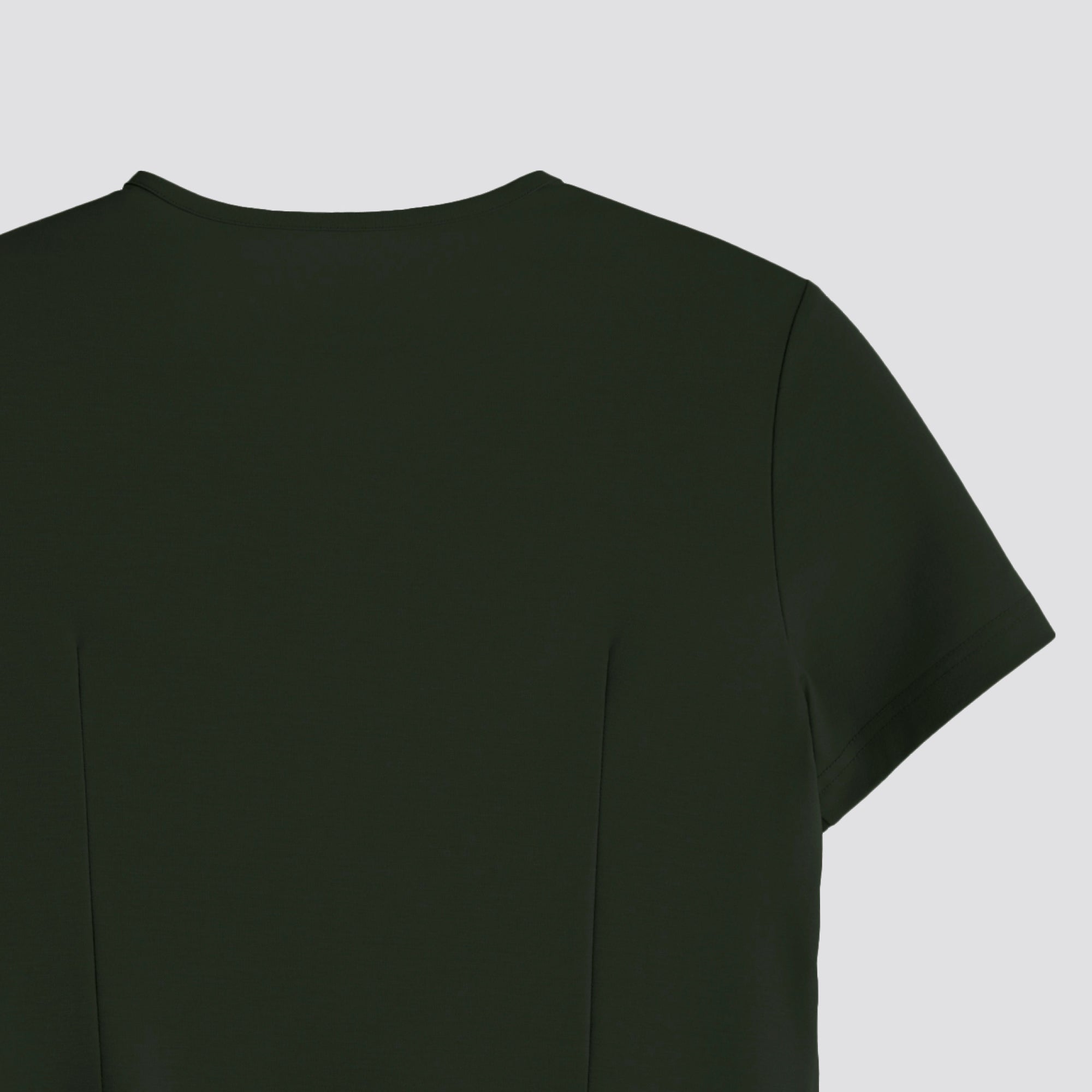 Image of Zenir | Women's Soft Stretch Scrub Top - Olive Green