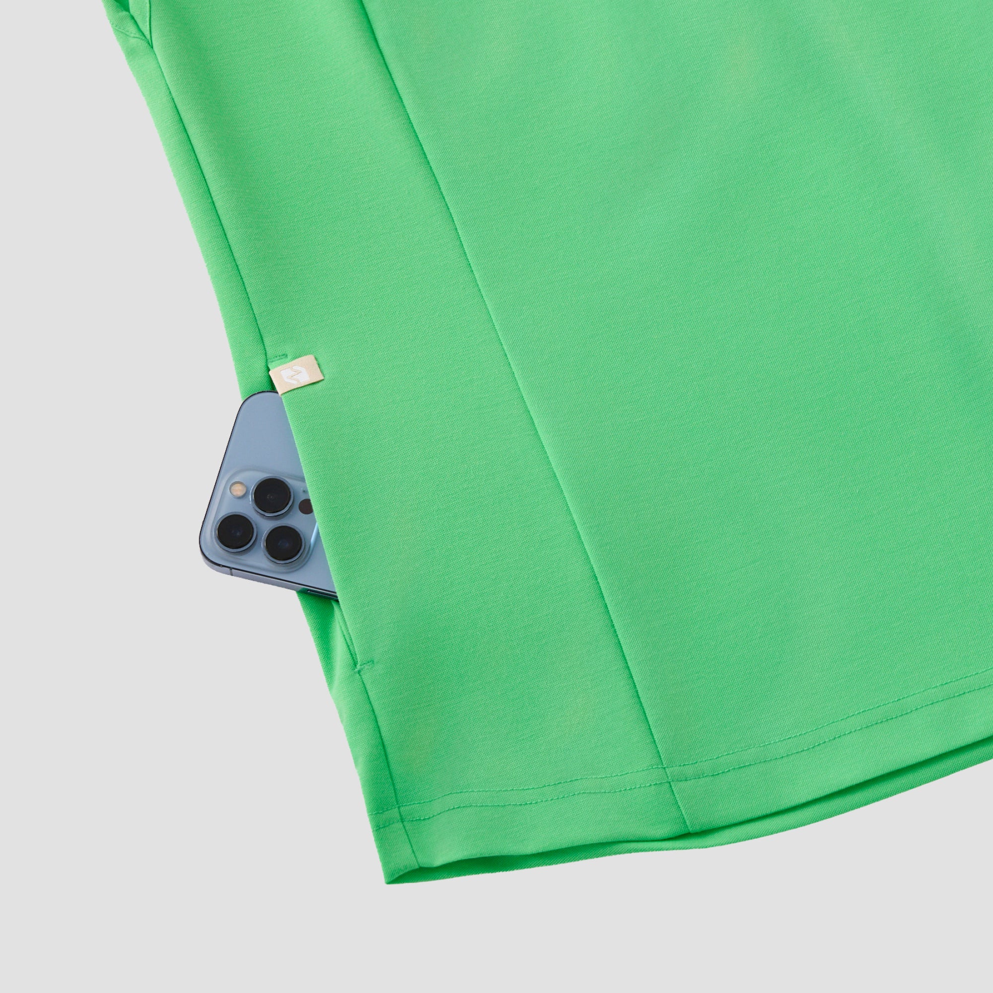 Image of Zenir | Women's Soft Stretch Crewneck Scrub Top - Pistachio Green