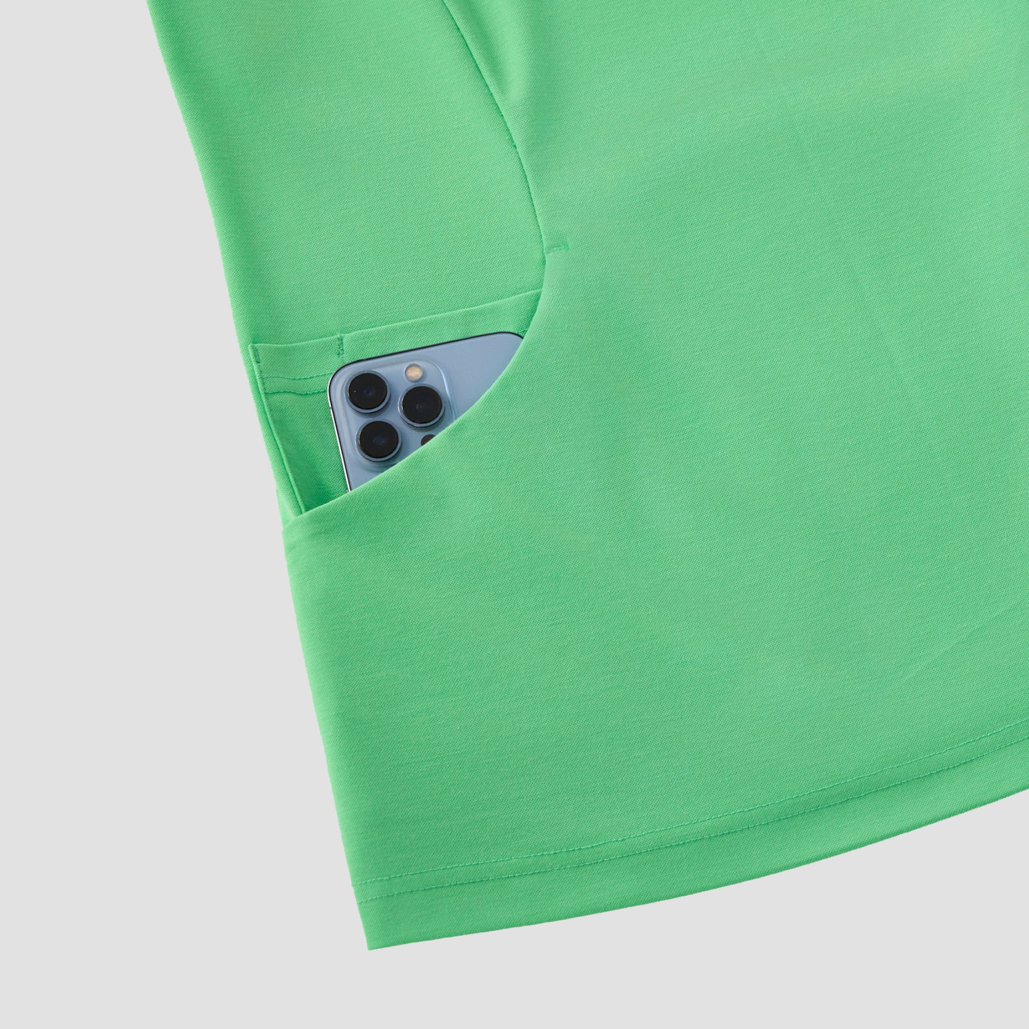 Image of Zenir | Women's Soft Stretch Scrub Top - Pistachio Green