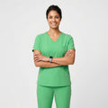 Zenir | Women's Soft Stretch Scrub Top - Pistachio Green