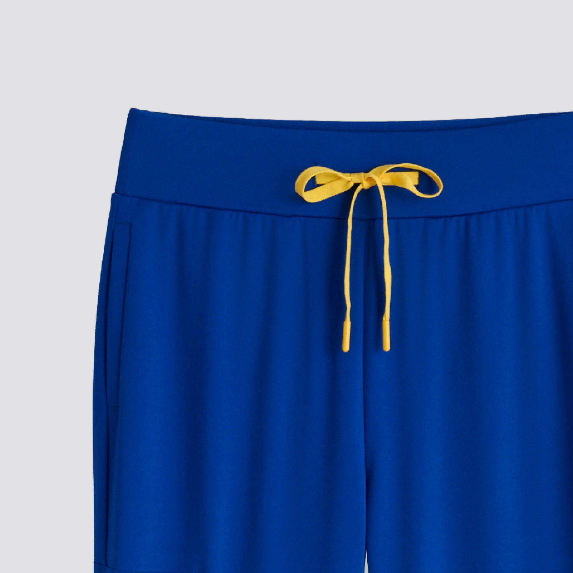 Image of Zenir | Women's Soft Stretch High Waisted Flare Scrub Pants - Royal Blue