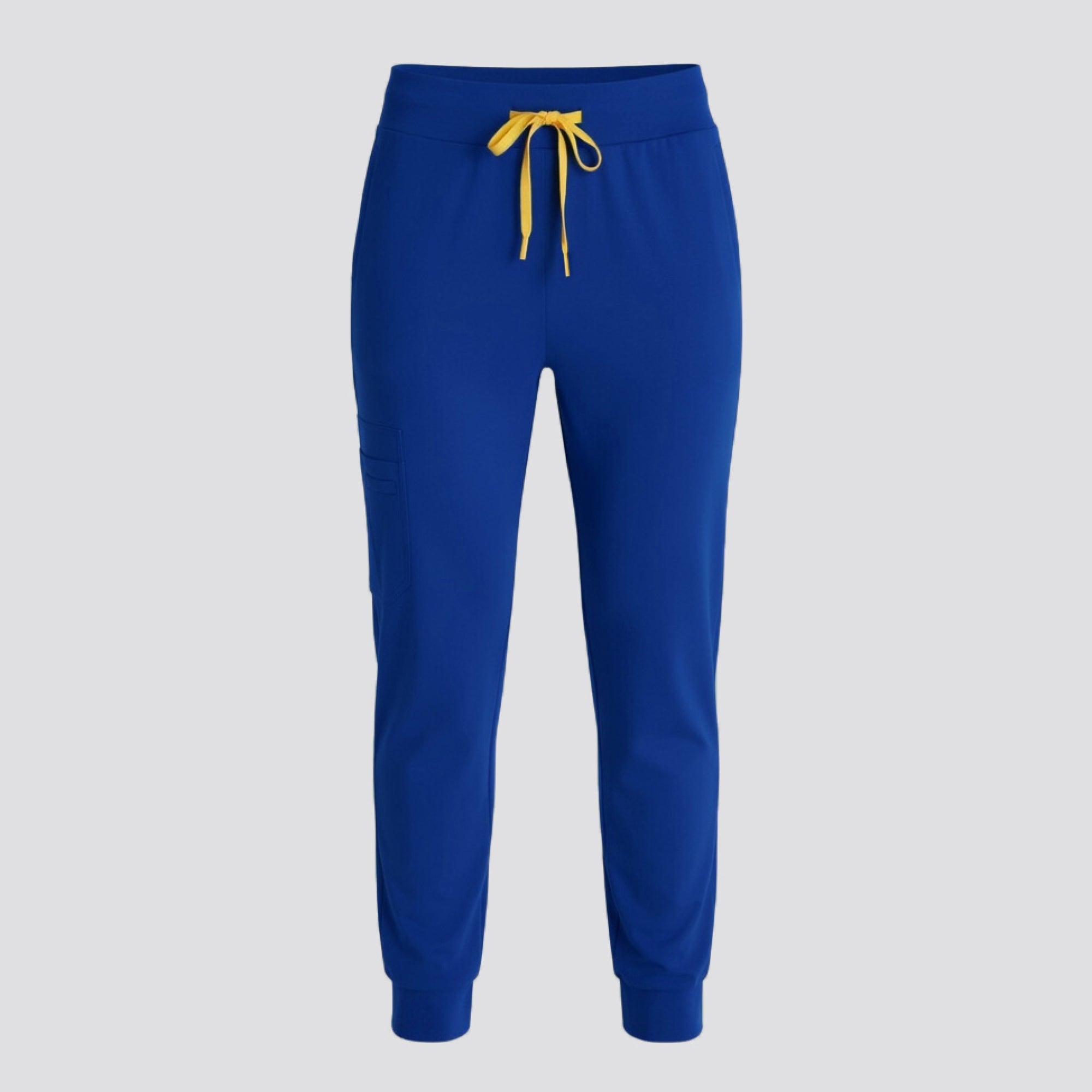 Image of Zenir | Women's Soft Stretch High Waisted Jogger Scrub Pants - Royal Blue