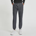 Zenir | Men's Essential 8-Pocket Jogger Scrub Pants - Charcoal Gray