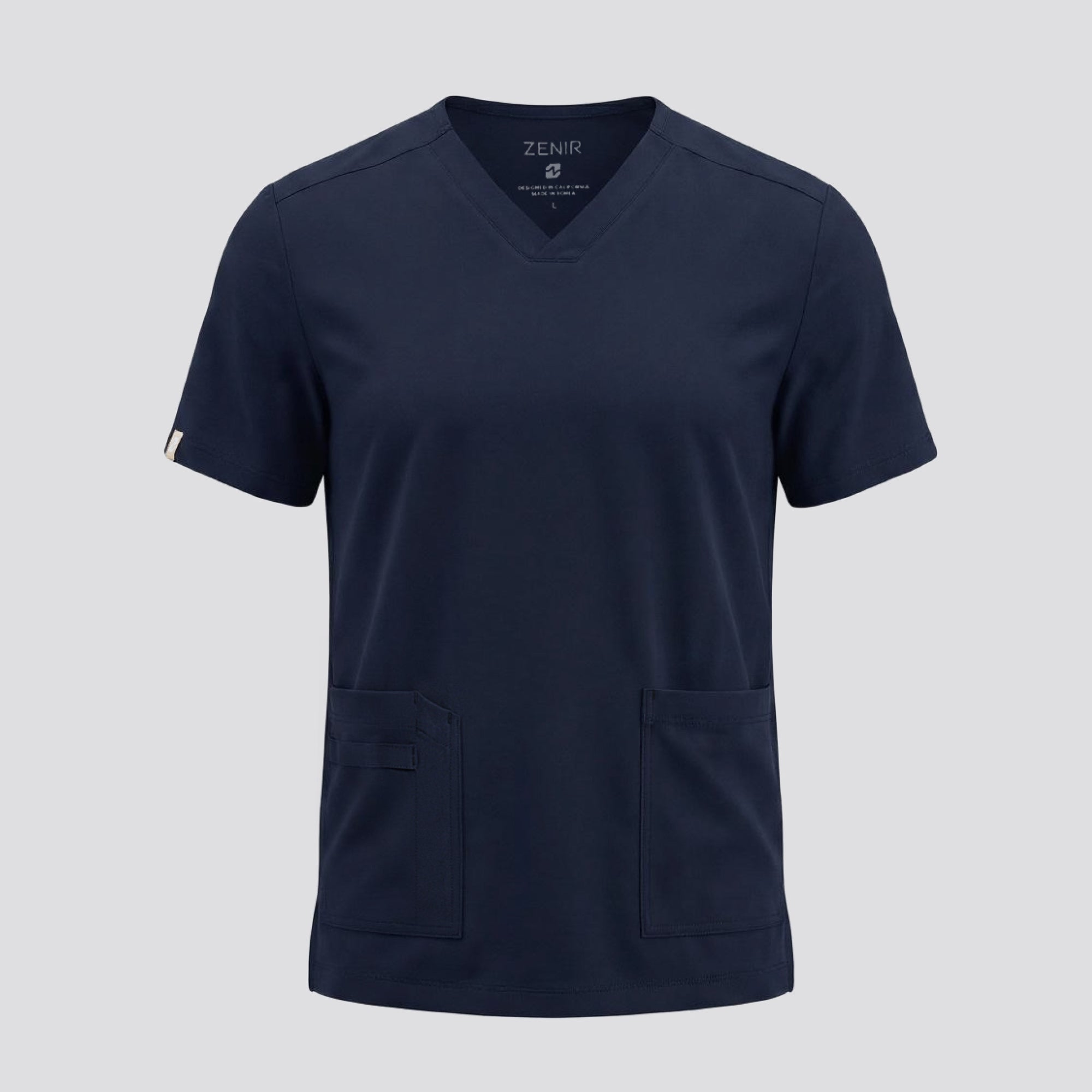Image of Zenir | Men's VersaPocket Scrub Top - Navy