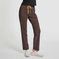 Zenir | Women's Signature Straight Scrub Pants - Brown