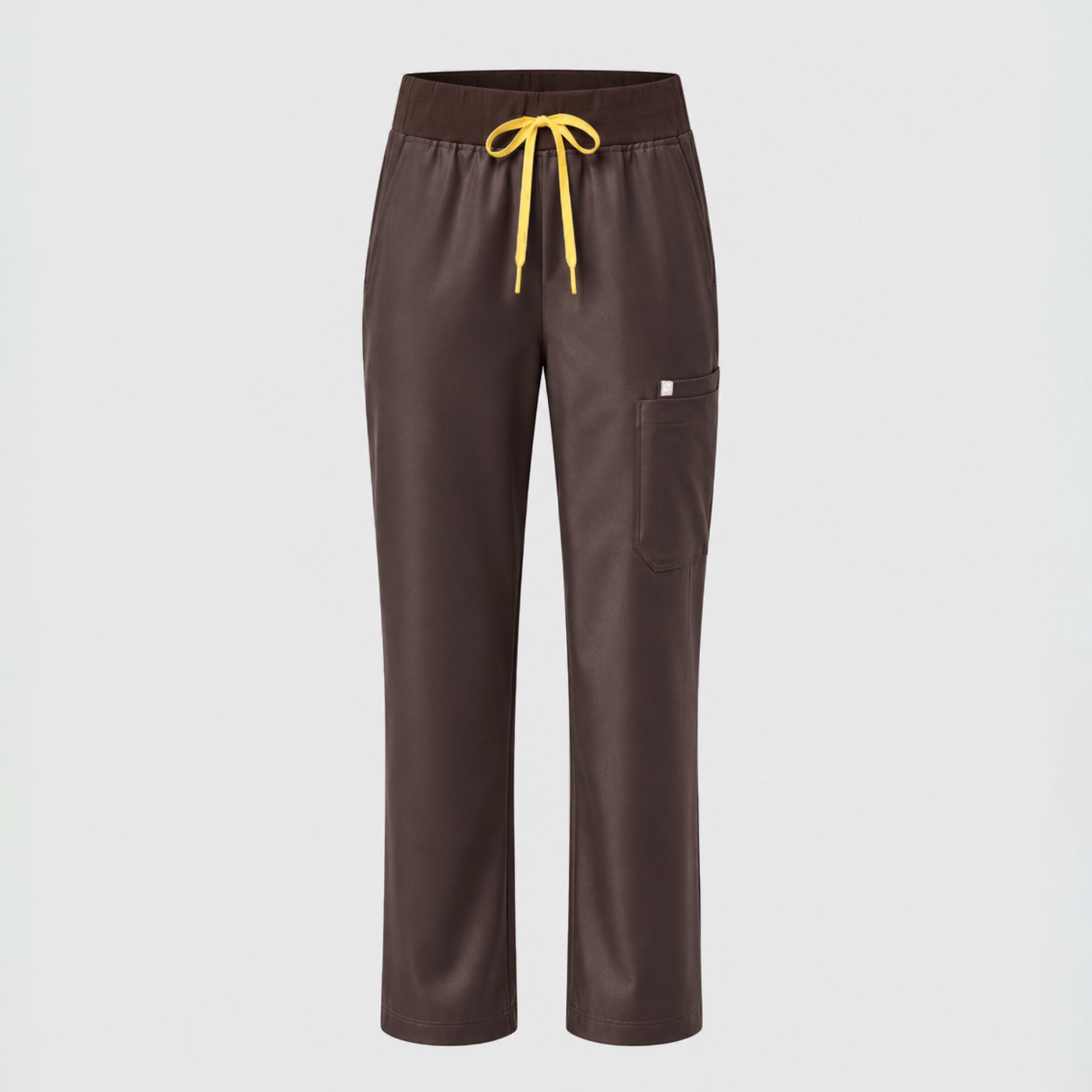 Image of Zenir | Women's Signature Straight Scrub Pants - Brown