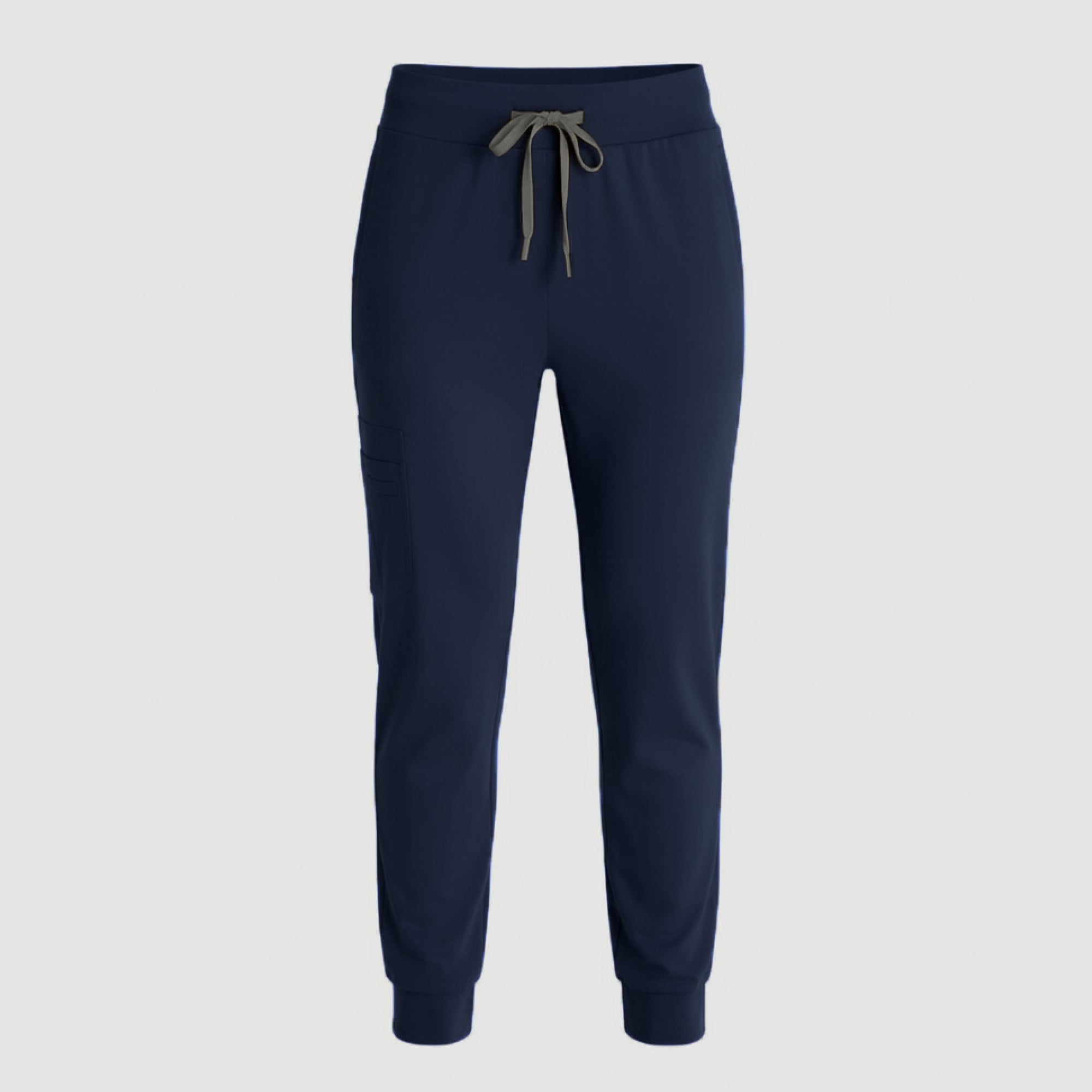 Image of Zenir | Women's Soft Stretch High Waisted Jogger Scrub Pants - Navy