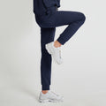 Zenir | Women's Soft Stretch High Waisted Jogger Scrub Pants - Navy