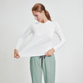 Zenir | Women's Essential Underscrub Top - White