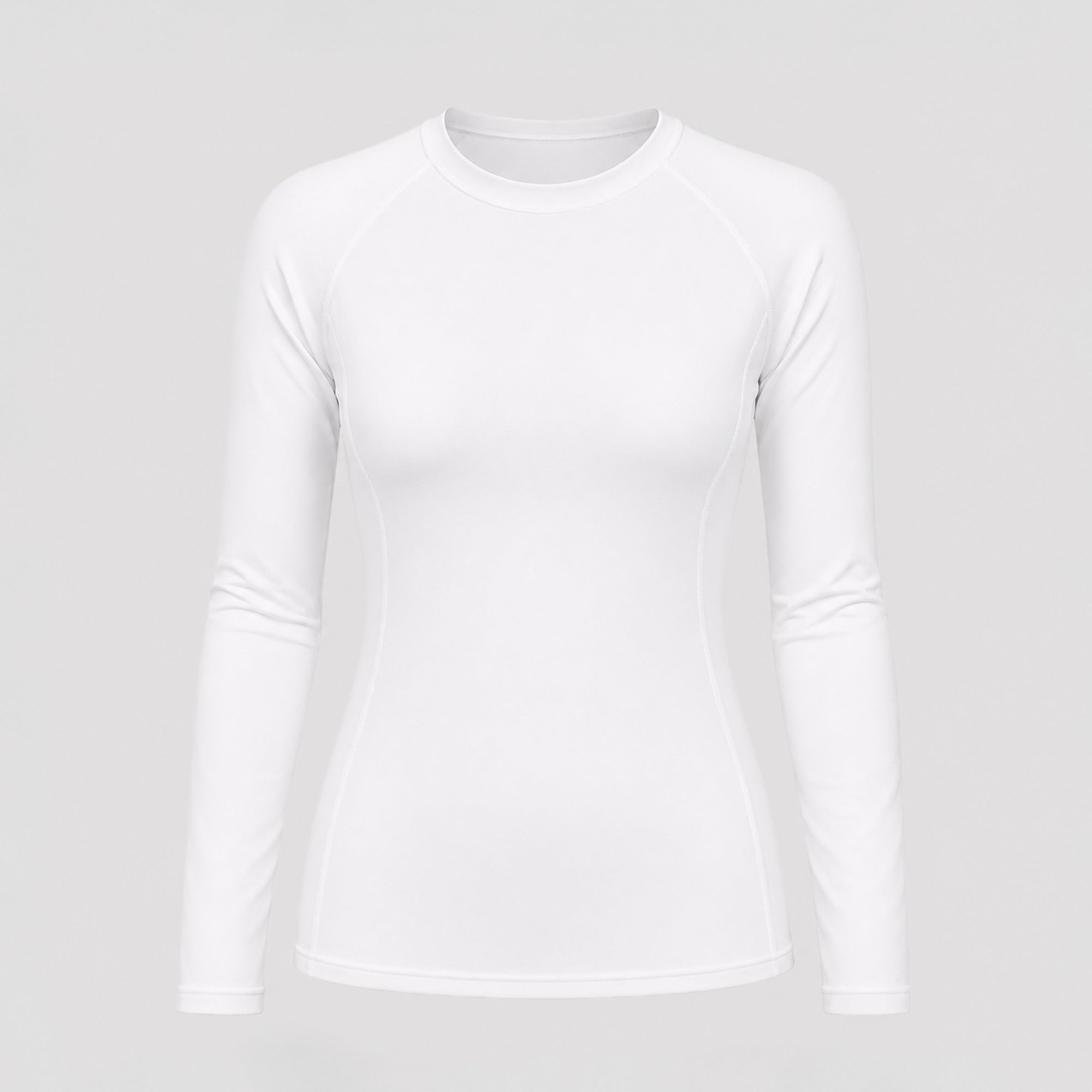 Image of Zenir | Women's Essential Underscrub Top - White