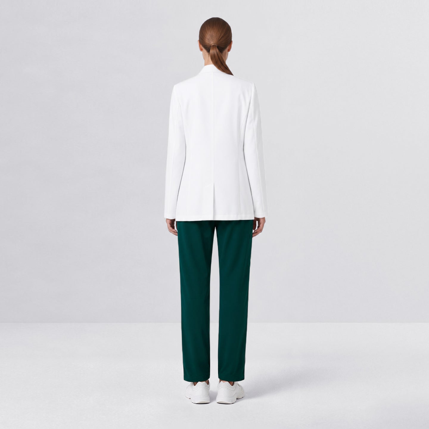 Image of Zenir |  Women's Classic Short Lab Coat LCW-101 - White