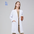 Zenir |  Women's Long Lab Coat LCW-10 - White