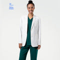Zenir |  Women's Classic Short Lab Coat LCW-101 - White