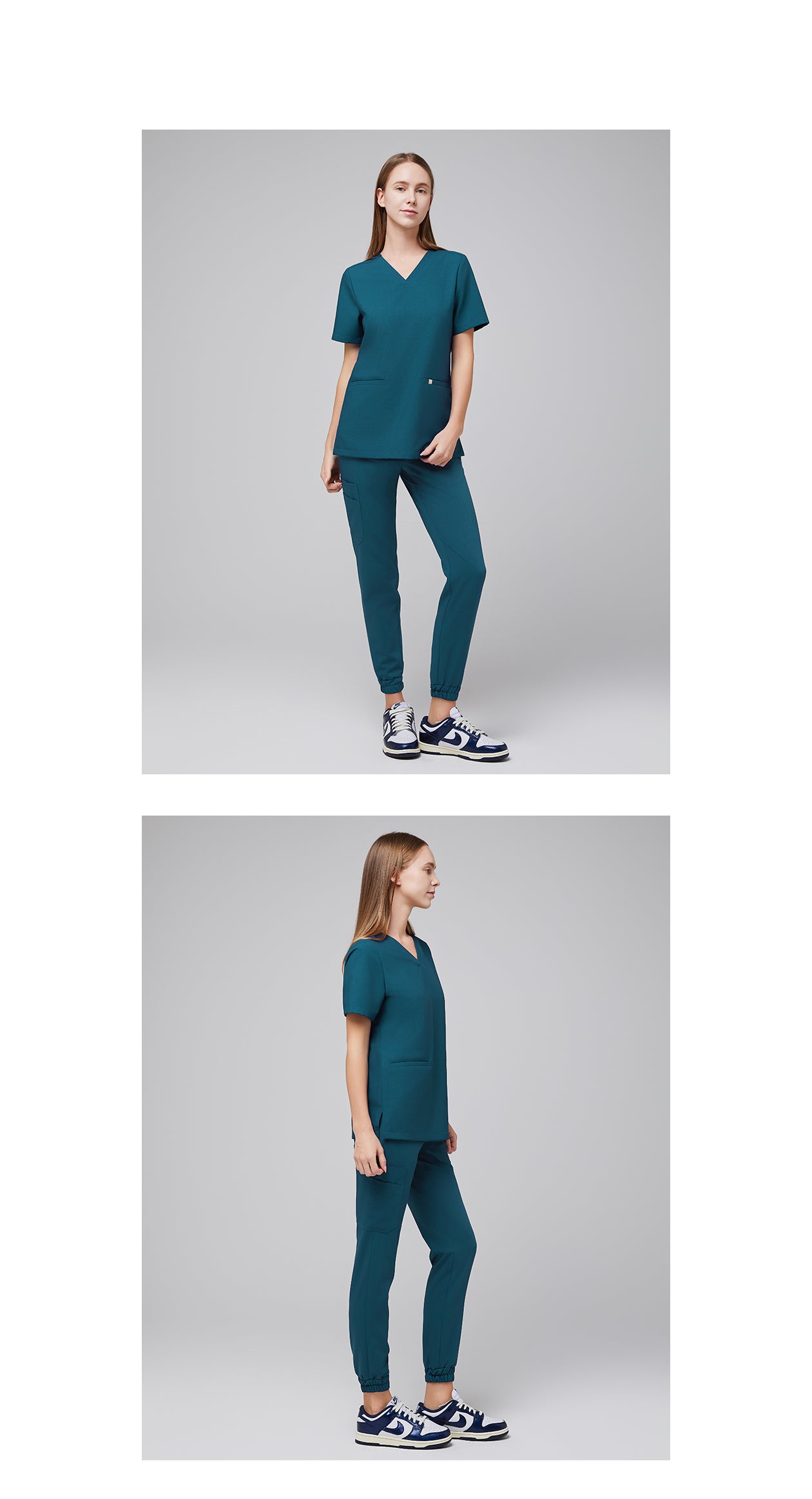 Zenir | Women's StretchFit Jogger Scrub Pants - Ocean Teal