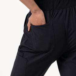 Image of Zenir | Women's Pocket Jogger Scrub Pants - Eco Black