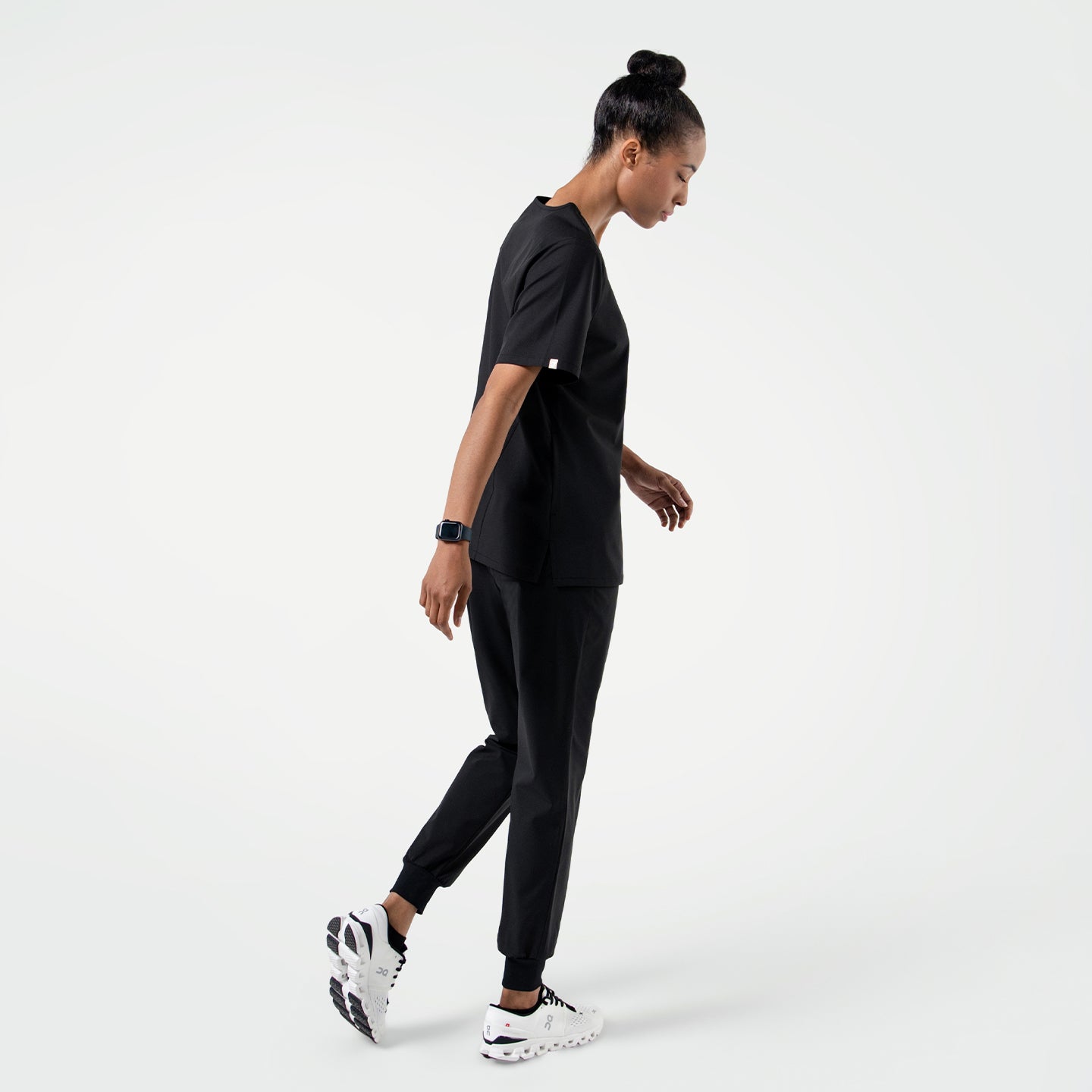 Zenir | Women's Pocket Jogger Scrub Pants - Eco Black