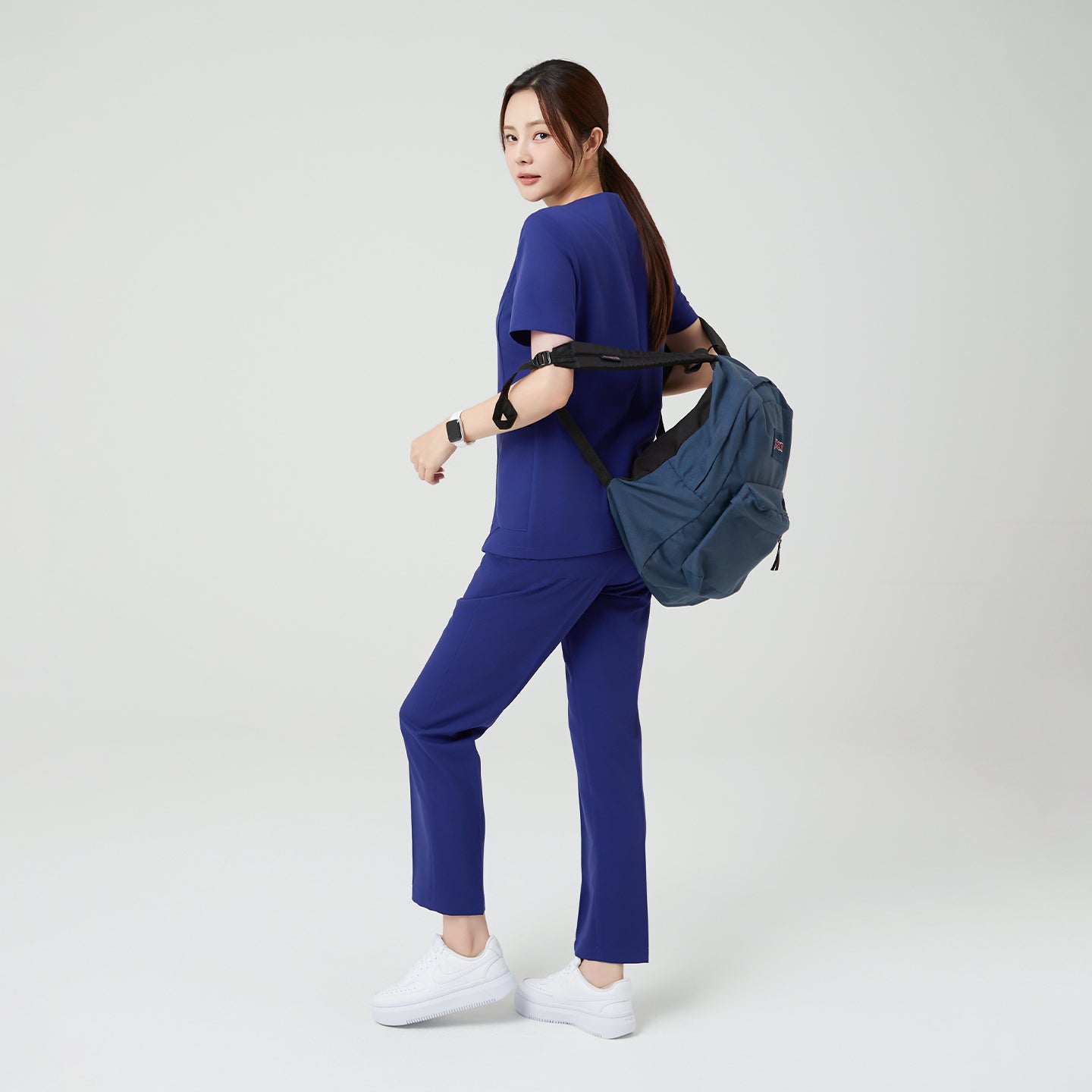 The Admiral Blue OS-226 scrub set delivers a confident, modern look with a deep navy-inspired hue. Designed for movement and durability, it pairs a structured yet flexible fit with clean lines — perfect for professionals who want to look sharp while staying comfortable all day.