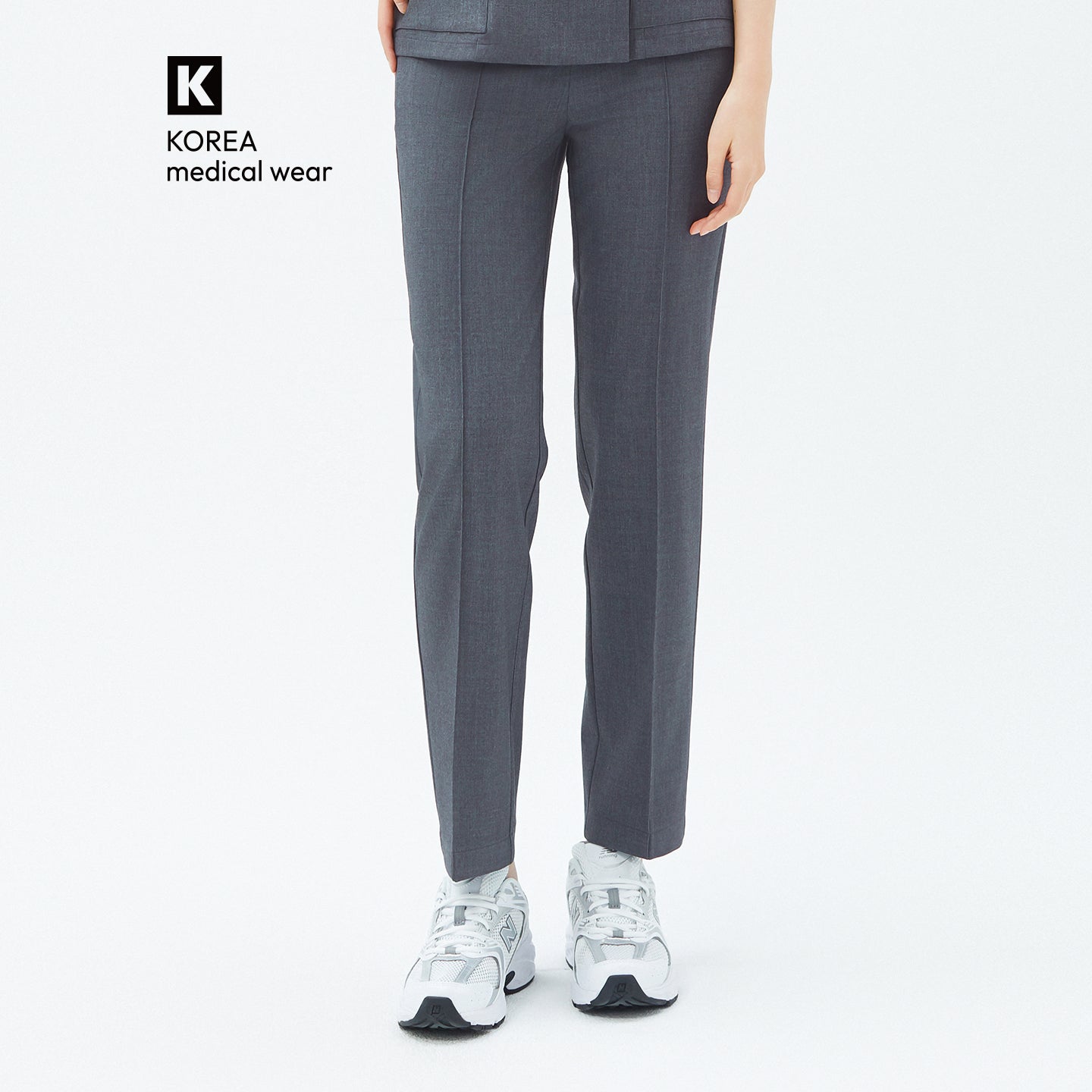 With a tailored straight fit and a refined , the Charcoal Gray Premium Banding Scrub Pants exude professionalism.