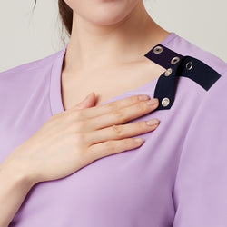Image of TUL | OS-230 Women's Active Stretch Scrub Top - Lavender