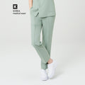 TUL | Women's Line Banding Scrub Pants - Sage Green