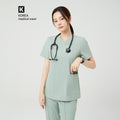 TUL | OS-227 Women's Snap-Zip Scrub Top - Sage Green