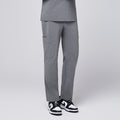 Zenir | Men's Pocket Straight Scrub Pants - Ash Gray