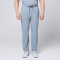 Zenir | Men's Pocket Straight Scrub Pants - Cool Gray