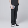Zenir | Men's Zipper Pocket Straight Scrub Pants - Deep Gray