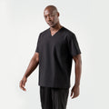 Zenir | Men's 3-Pocket Scrub Top - Eco Black