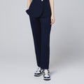 Zenir | Women's Line Banding Scrub Pants(A) - Eco Navy