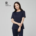TUL | NS-172 Women's Modern Square Collar Office Top - Mir Navy
