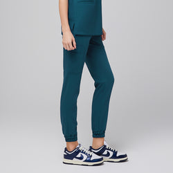 Image of Zenir | Women's StretchFit Jogger Scrub Pants - Ocean Teal