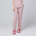 Zenir | Women's Line Banding Scrub Pants(A) - Soft Pink