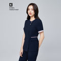 TUL | NCS-04 Women's Blush Edge Office Top - Stretch Navy