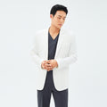 TUL |  Men's LCM-12 Short Lab Coat - Ivory White
