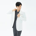 TUL | Men's LCM-14 Standard Short Lab Coat - White