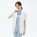 TUL | Women's LCW-15 Lightweight Short Sleeve Lab Coat - White
