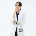 TUL | Women's LCW-18 Classic Long Lab Coat - White