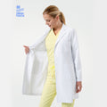 Zenir | Women's Long Lab Coat LCW-04 - White