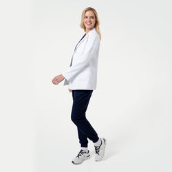 Image of Zenir | Women's Short Lab Coat LCW-02 - White